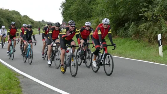 RC_Sprinter-Waltrop-TS_RTF_20210919_1100597 Eine Gruppe von Radfahrern unterwegs bei einer Radtouristikfahrt von RC Sprinter Waltrop