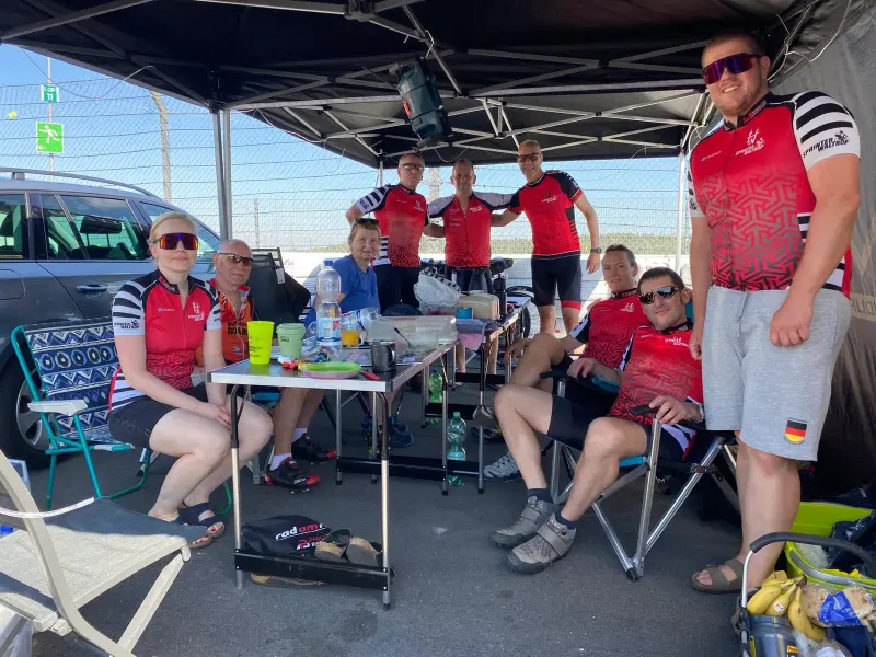 Das Team von Sprinter Waltrop bei Rad am Ring 2024