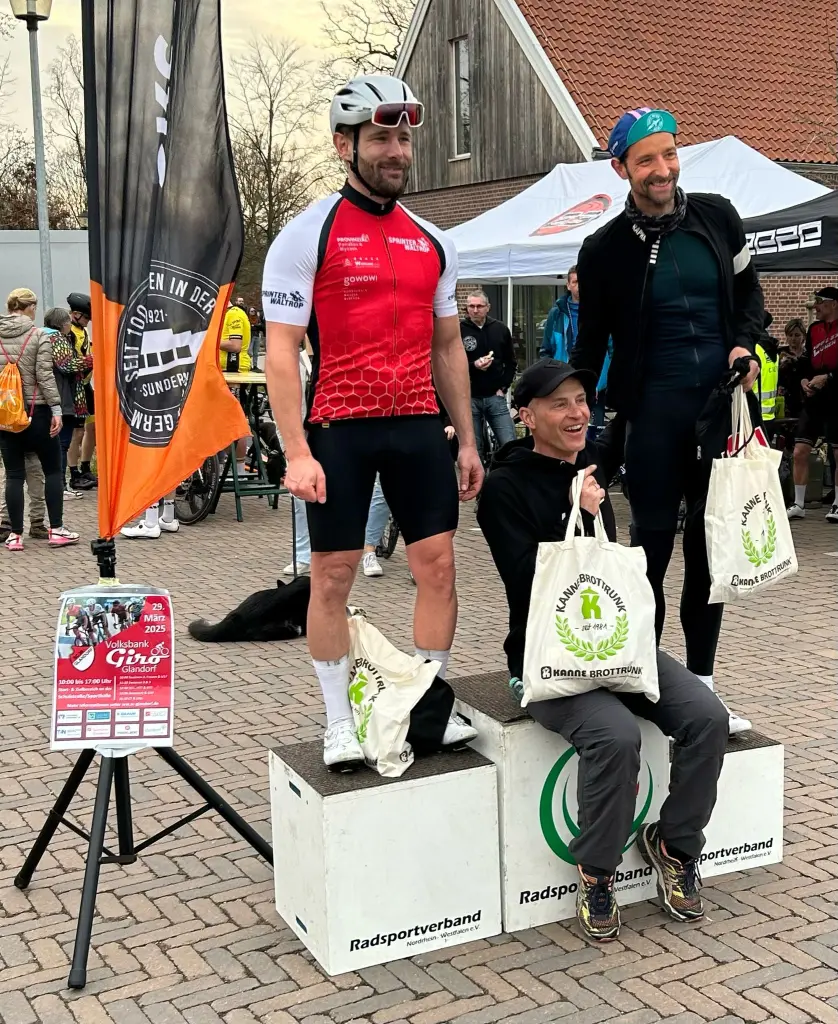 Siegerehrung Hobby: Jost Wille auf Platz 2
