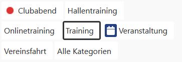 Kalender Kategorie Training