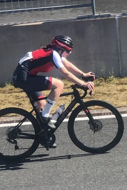 Offene NRW-Bergmeisterschaft - Meike Stein im Rennen