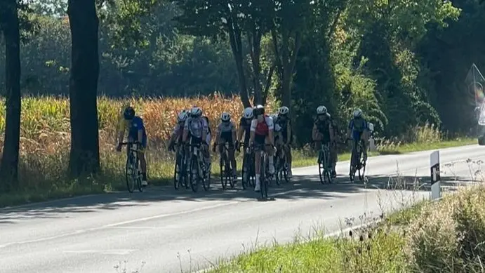 RC Sprinter Waltrop - DT Swiss Burggrafen-Race - Niklas Siepelmeyer und Paul Haardt im Radrennen